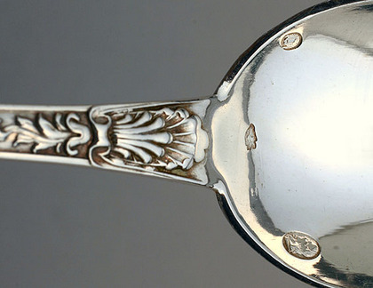French Silver Grapefruit Spoons (pair) - Rare hallmarks